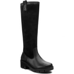 Kozaki RIEKER - X2051-00 Black. Czarne kozaki Rieker, z materiału. Za 359.00 zł.