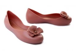 ZAXY LL285002 nude, baleriny damskie. Czerwone baleriny Zaxy, bez wzorów, bez obcasa, bez zapięcia. Za 107.94 zł.