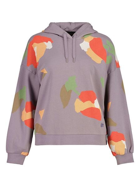 Maloja Bluza "SaanersM." w kolorze fioletowym rozmiar: XS. Różowe bluzy Maloja, xs, bez wzorów, z bawełny, bez ramiączek, z kapturem. Za 233.33 zł.