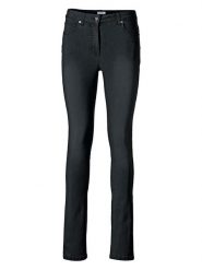 Heine Dżinsy - Skinny fit - w kolorze czarnym rozmiar: W19. Czarne jeansy Heine, bez wzorów, klasyczne. Za 57.06 zł.