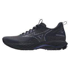 Damskie buty do biegania Mizuno Wave Rider GTX 3. Niebieskie buty do biegania Mizuno, bez wzorów, bez zapięcia, do biegania, mizuno wave. Za 509.99 zł.