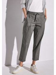 Street One Bojówki w kolorze szarym rozmiar: 42/L28. Szare spodnie materiałowe Street One, bez wzorów, z materiału, street. Za 182.72 zł.