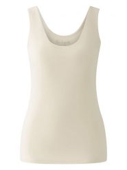 Miss Lagotte Top w kolorze kremowym rozmiar: 44. Brązowe topy Miss Lagotte, bez wzorów, bez kołnierzyka, bez ramiączek. Za 78.99 zł.