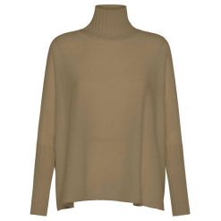 Sweter Deha Wooly Blend High Neck Sweater Damskie. Brązowe swetry Deha, s, bez wzorów, z kaszmiru, bez ramiączek. Za 486.99 zł.