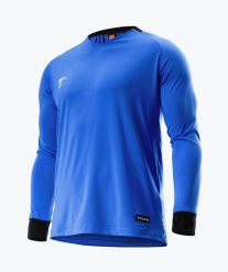 Bluza bramkarska do piłki nożnej T1tan. Niebieskie bluzy T1TAN, l, bez wzorów, z materiału, eleganckie, bez ramiączek, bez kaptura. Za 199.99 zł.