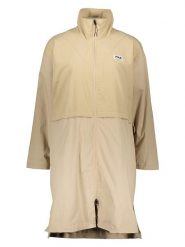 Fila Płaszcz przeciwdeszczowy w kolorze beżowym rozmiar: M. Brązowe kurtki przeciwdeszczowe Fila, m, bez wzorów, bez kaptura, outdoorowe. Za 110.29 zł.