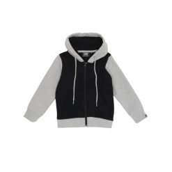 Bluza z kaptur na co dzień na siłownię. Czarne bluzy LEONE 1947 APPAREL, bez wzorów, z bawełny, sportowe, bez ramiączek, bez kaptura. W wyprzedaży za 101.80 zł.