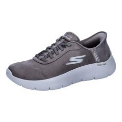 Tenisówki Skechers Model Go Walk Flex - Mali Slip-ins Kolor Szary. Szare trampki Skechers, bez wzorów, z tkaniny, casualowe, bez zapięcia. W wyprzedaży za 358.65 zł.