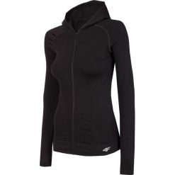 Bluza treningowa damska BLDF301 - głęboka czerń. Bluzy marki 4f. W wyprzedaży za 99.99 zł.