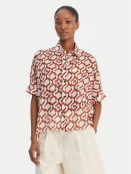 Max Mara Beachwear Koszula Ariete 2616111049 Kolorowy Regular Fit. Koszule Max Mara Beachwear, bez wzorów, z bawełny, bez kołnierzyka, bez ramiączek. Za 1,019.00 zł.