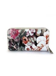 Mila Blu Skórzany portfel "Rovere" ze wzorem - 20 x 11 x 2 cm rozmiar: onesize. Portfele Mila Blu, bez wzorów, z materiału. Za 130.99 zł.