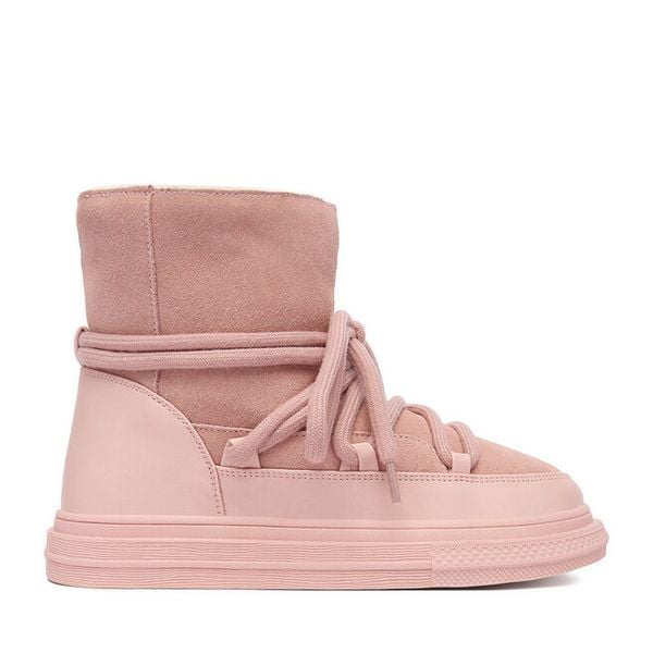 Śniegowce DeeZee. Czerwone śniegowce DeeZee, bez wzorów, bez zapięcia. Za 299.99 zł.