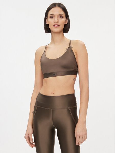 Reebok Biustonosz sportowy Holiday Lux IL4590 Zielony. Zielone biustonosze sportowe Reebok, bez wzorów, z syntetyku. Za 109.99 zł.