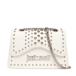Torebka Just Cavalli. Białe kopertówki Just Cavalli, bez wzorów, wizytowe, bez dodatków. Za 749.99 zł.
