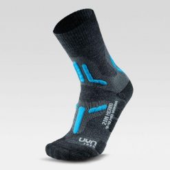 Skarpety trekkingowe damskie Uyn Trekking 2IN Merino Mid. Szare skarpetki Uyn, bez wzorów. Za 139.99 zł.