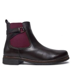 Botki Gabor. Brązowe botki Gabor, bez wzorów, bez obcasa, na płaskiej podeszwie, bez zapięcia. Za 499.99 zł.