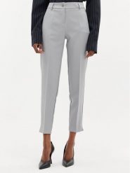 Maryley Spodnie materiałowe 24EB52Z/43LU Szary Regular Fit. Szare spodnie materiałowe Maryley, bez wzorów, z materiału. Za 159.99 zł.