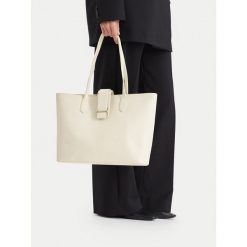 Torebka GINO ROSSI. Brązowe shopper bag Gino Rossi, bez wzorów, bez dodatków. Za 279.99 zł.