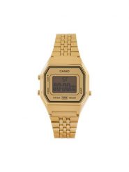 Casio Zegarek LA680WEGV-9AEF Złoty. Żółte, cyfrowe zegarki Casio, złote. Za 289.99 zł.