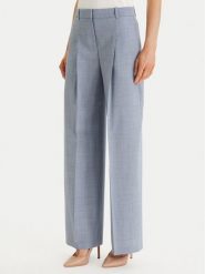 BOSS Spodnie materiałowe Tiana 4 50554965 Granatowy Regular Fit. Niebieskie spodnie materiałowe Boss, bez wzorów, z materiału. Za 1,249.00 zł.