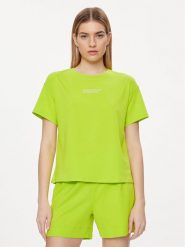 United Colors Of Benetton Koszulka piżamowa 30963M04R Zielony Regular Fit. Zielone koszule nocne United Colors Of Benetton, l, bez wzorów, z bawełny, bez ramiączek. Za 69.99 zł.