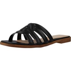 Sandały MTNG 59623M Czarny. Czarne sandały mtng, bez wzorów, z syntetyku, bez obcasa, bez zapięcia. Za 126.99 zł.