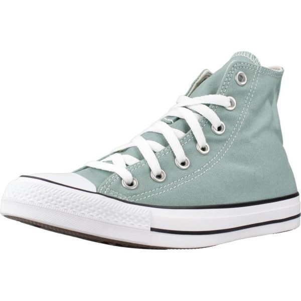 Trampki Converse Model Chuck Taylor All Star Kolor Zielony. Zielone trampki Converse, bez wzorów, z materiału, retro, bez zapięcia. Za 382.80 zł.
