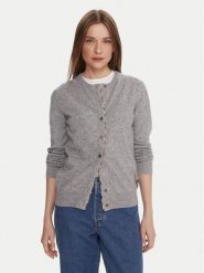 Barbour Kardigan LKN1076GY71 Szary Regular Fit. Szare swetry Barbour, bez wzorów, z bawełny, bez ramiączek. Za 639.99 zł.