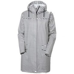 Damska kurtka wodoodporna Helly Hansen Moss. Białe kurtki przeciwdeszczowe Helly Hansen, na lato, s, bez wzorów, z tkaniny, bez kaptura. Za 544.00 zł.