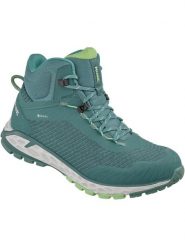 Buty trekkingowe damskie MEINDL Power Walker Lady 4.2 Mid. Zielone buty trekkingowe MEINDL, bez wzorów, z gore-texu, bez zapięcia, trekkingowe, gore-tex. Za 969.90 zł.