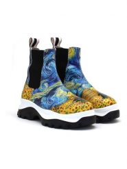 Goby Sztyblety w kolorze niebiesko-żółtym rozmiar: 39. Niebieskie buty sportowe lifestyle Goby, bez wzorów, sportowe, bez zapięcia. Za 347.99 zł.