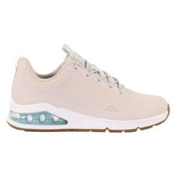 Buty do chodzenia damskie Skechers Uno 2. Brązowe buty treningowe Skechers, na lato, bez wzorów, z materiału, bez zapięcia, trekkingowe. Za 385.00 zł.
