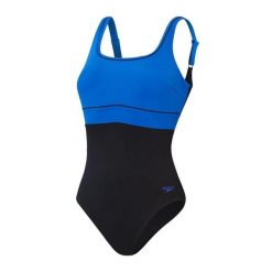 Damski kostium kąpielowy 1-częściowy Speedo Eco Contoureclipse. Czarne stroje jednoczęściowe Speedo, bez wzorów, sportowe. Za 299.00 zł.