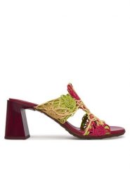 Hispanitas Klapki HV264801 C001 Żółty. Żółte klapki Hispanitas, bez wzorów, z materiału, bez obcasa, bez zapięcia. Za 549.99 zł.