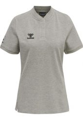 Damska koszulka polo Hummel Move Grid. Szare t-shirty sportowe Hummel, s, bez wzorów, z bawełny, bez ramiączek. Za 169.95 zł.