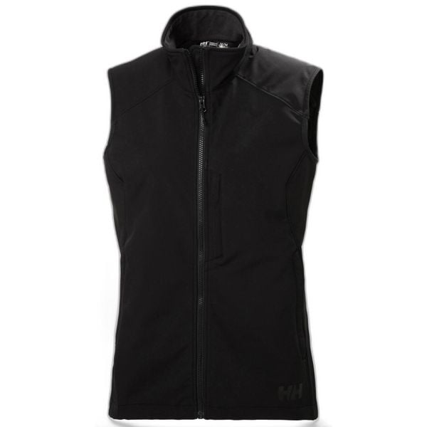 Kurtka damska Helly Hansen paramount softshell. Czarne kurtki przejściowe sportowe Helly Hansen, bez wzorów, z softshellu, bez kaptura, trekkingowe. Za 469.50 zł.