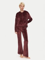 DKNY Piżama YI80034 Bordowy Relaxed Fit. Czerwone piżamy DKNY, s, bez wzorów, z syntetyku, bez kołnierzyka, bez ramiączek. Za 319.99 zł.