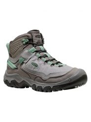Keen Skórzane buty trekkingowe "Targhee IV Mid" w kolorze szarym rozmiar: 36. Szare buty trekkingowe Keen, bez wzorów, z materiału, bez zapięcia, outdoorowe. Za 347.99 zł.