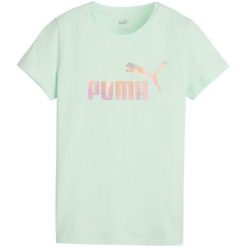 T-shirt Damski ESS+ Summer Daze. Zielone t-shirty Puma, l, bez wzorów, sportowe, bez kołnierzyka, bez ramiączek. Za 138.99 zł.
