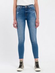 Cross Jeans Dżinsy - Skinny fit - w kolorze niebieskim rozmiar: W31/L30. Niebieskie jeansy Cross Jeans, l, z aplikacjami, z jeansu, klasyczne, z podwyższonym stanem. Za 78.66 zł.