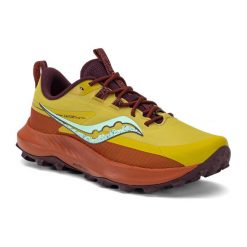 Buty trailowe damskie Saucony Peregrine 13. Szare buty do biegania Saucony, bez wzorów, bez zapięcia, do biegania. Za 409.99 zł.