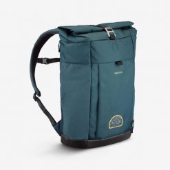 Plecak turystyczny Quechua NH500 Escape Rolltop 23 litry. Niebieskie plecaki QUECHUA, bez wzorów, bez dodatków. Za 169.99 zł.