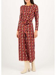 Blutsgeschwister Kombinezon "Draperie absolue" w kolorze pomarańczowym rozmiar: S. Pomarańczowe kombinezony Blutsgeschwister, s, bez wzorów, z tkaniny, klasyczne, bez kołnierzyka, bez ramiączek. Za 221.88 zł.