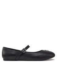 KARL LAGERFELD Baleriny Karo KL40121S Czarny. Czarne baleriny KARL LAGERFELD, bez wzorów, ze skóry, bez obcasa, bez zapięcia. Za 399.99 zł.