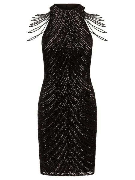 APART Sukienka w kolorze czarnym rozmiar: 42. Czarne sukienki Apart, bez wzorów, bez kołnierzyka, bez ramiączek, mini. Za 480.90 zł.