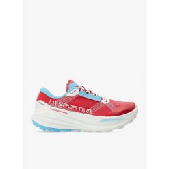 Buty trailowe damskie La Sportiva Prodigio Max. Czerwone buty do biegania La Sportiva, bez wzorów, bez zapięcia, do biegania. Za 749.99 zł.