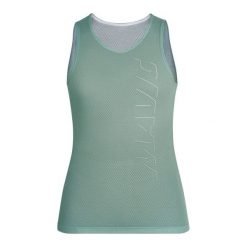 Damski tank top Mavic. Zielone topy MAVIC, bez wzorów, sportowe, bez kołnierzyka, bez ramiączek. Za 191.50 zł.