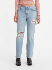 Levi's® Jeansy 501® A47290000 Niebieski Straight Fit. Niebieskie jeansy s, bez wzorów, z bawełny. Za 369.99 zł.