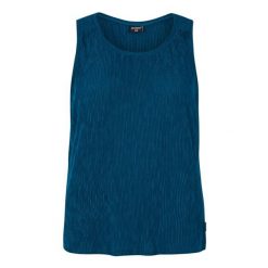 Damski tank top Protest Fields. Niebieskie topy Protest, bez wzorów, bez kołnierzyka, bez ramiączek. Za 183.00 zł.