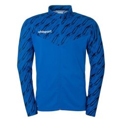 Kurtka z dresu Uhlsport Progressive 28 Poly. Czarne kurtki Uhlsport, bez wzorów, z dresówki, sportowe, bez kaptura. Za 168.50 zł.